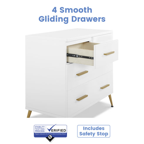 Delta Sloane 4 Drawer Dresser With Changing Top